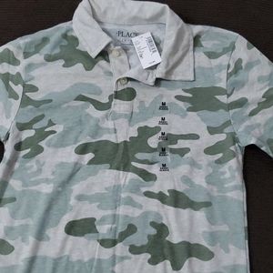 Boys polo camouflage